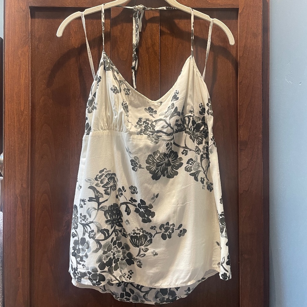 NWT - Tommy Bahama Flower Print Halter Top